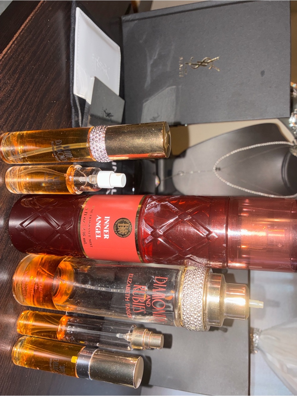 ~Elizabeth Taylor White Diamonds, Rubies Eau De Toilette Parfum and Inner Angel~ - Picture 11 of 16